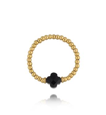 Pierścionek złoty z koniczynką PTW0440