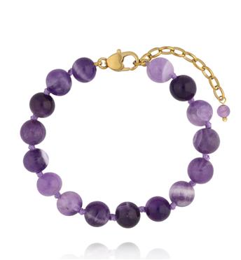 Bransoletka z ametystem BPA0733