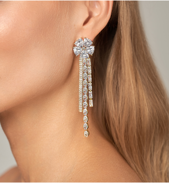 Kolczyki z kryształkami Like a diamond KSS0986