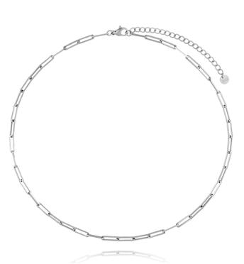 Naszyjnik łańcuch srebrny ze stali szlachetnej NSY0794