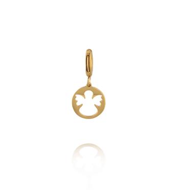 Charms złoty medalion z aniołkiem CHA0132
