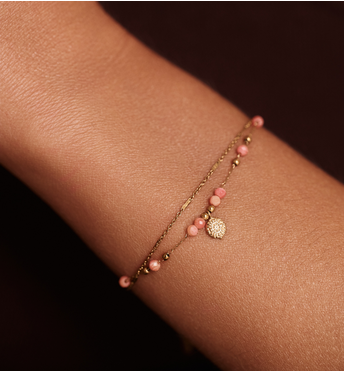 Bransoletka z kamieniami słonecznymi BEA0011