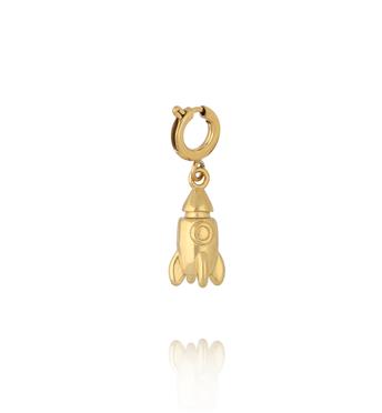 Charms złota rakieta kosmiczna CHA0200