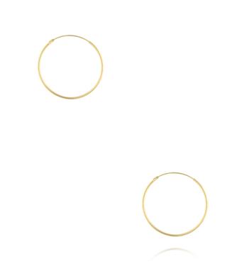 Kolczyki koła złote KCA0180