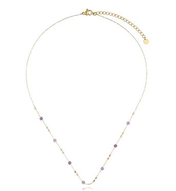 Naszyjnik z ametystami Temple of the Sun NPA1304