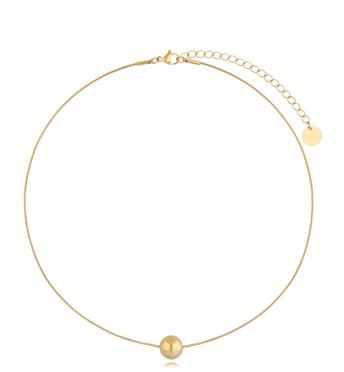 Naszyjnik złoty z kulką Simple Ball NSA0808