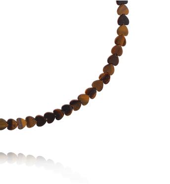 Naszyjnik z tygrysiego oka – serca NTW1653