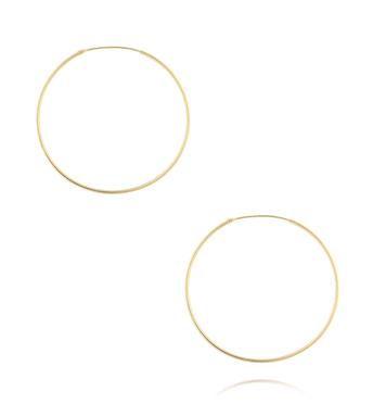 Kolczyki koła złote KCA0186