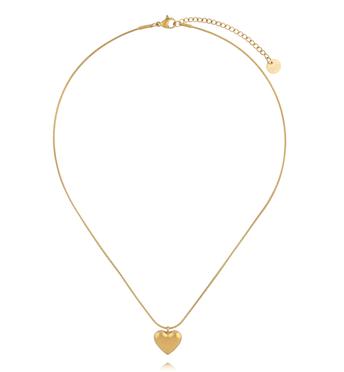 Naszyjnik z sercem w kolorze złota NSY0921