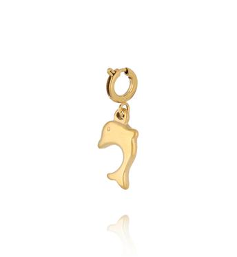 Charms złoty delfin CHA0274