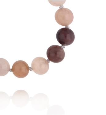Bransoletka z awenturynami w odcieniu pudrowego latte BPA0675