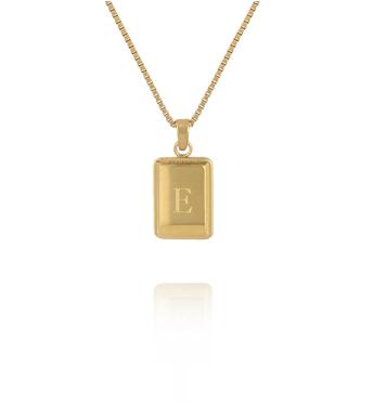 Naszyjnik z literką E złoty NSA1507