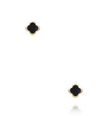 Zestaw kolczyków w kształcie koniczyny KMB0054