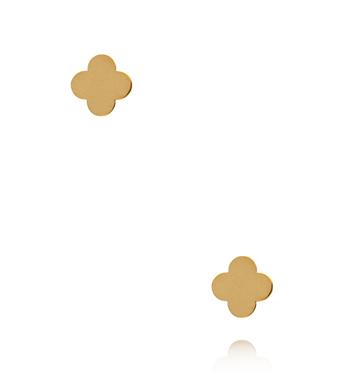 Kolczyki sztyfty w kształcie koniczyny KSY0705