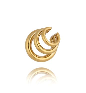 Nausznica złota potrójna Sallie KSA0751