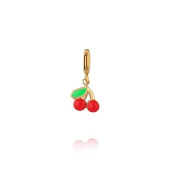 Charms pozłacane Wisienki CHA0045