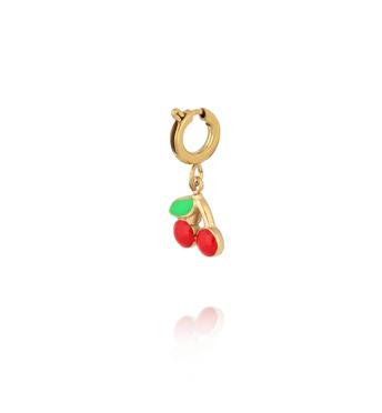 Charms pozłacane Wisienki CHA0045