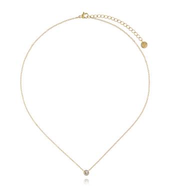 Naszyjnik złoty z cyrkonią NSA1481