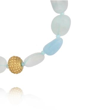 Bransoletka z błękitnymi jadeitami BSC2367