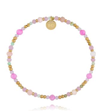 Bransoletka różowa pastelowa Rosy Glow BTW3788