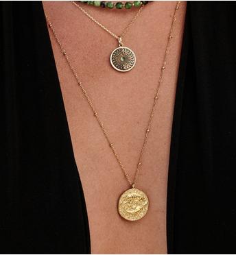 Naszyjnik znak zodiaku Ryby  NSA1550