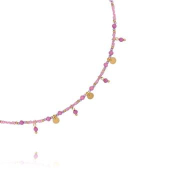 Naszyjnik z fosfosyderytem i koralikami Miyuki NTW1614