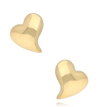 Kolczyki serca złote KSY0268