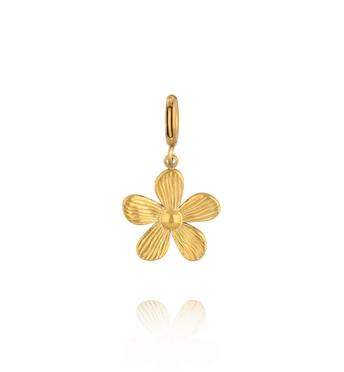 Charms złoty kwiat CHA0088