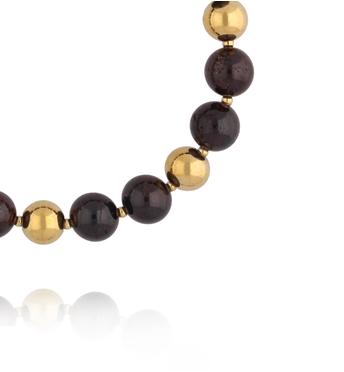 Bransoletka z naturalnych kamieni granatu BPA0630