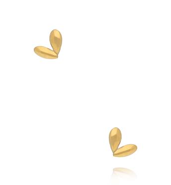 Kolczyki sztyfty w kształcie serca KSY0691