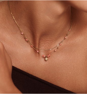 Naszyjnik z kamieniami słonecznymi NEA0023