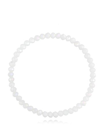 Bransoletka z kryształkami biała Jambo BCY0154