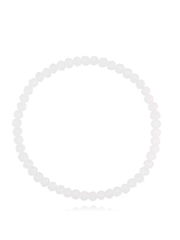 Bransoletka z kryształkami biała Jambo BCY0152