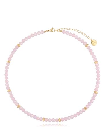 Naszyjnik z różowymi kryształkami Clear Sky NPA1144