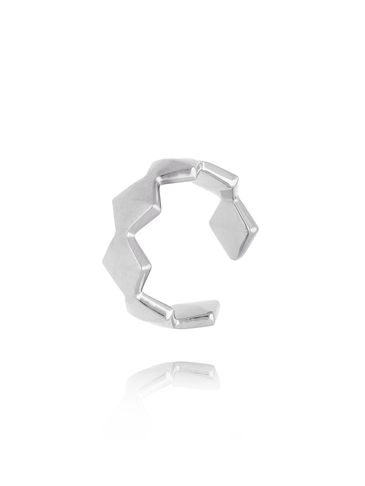 Pierścionek srebrny z rombami Tessellis PSA0908