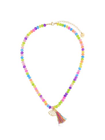Naszyjnik z kryształkami multicolor Summer Beach NSH0028