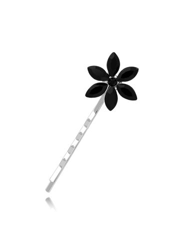 Wsuwka do włosów z czarnym kwiatuszkiem Flor SSS0028