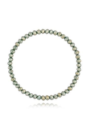 Bransoletka z kryształkami zielono oliwkowa Jambo BCY0178
