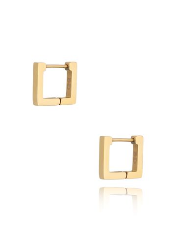 Kolczyki kwadratowe złote Square KMITC0033