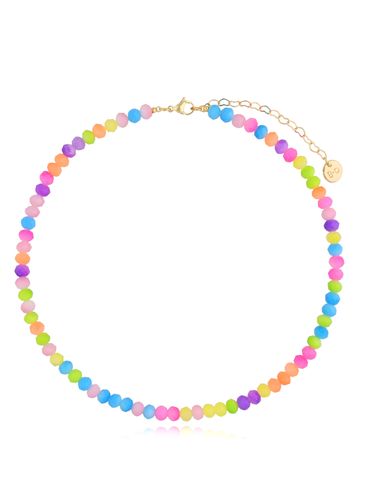 Naszyjnik z kryształkami multicolor Summer Beach NSH0030