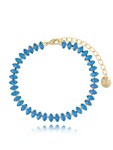 Bransoletka z niebieskimi kryształkami Honetly BSS0078
