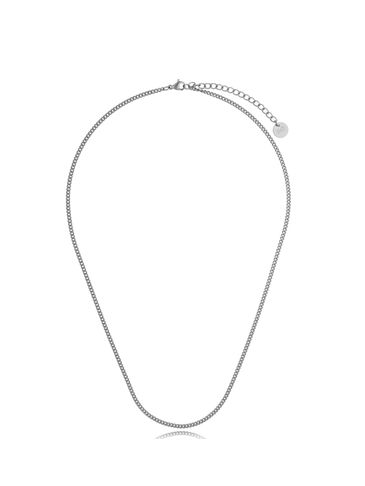 Naszyjnik klasyczny srebrny Curb Chain NSA0385
