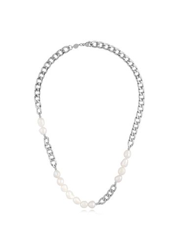 Naszyjnik srebrny z perłami Ulluring NSA0775