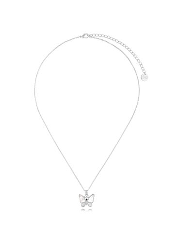 Naszyjnik srebrny z motylkiem Glam Charms NS0254