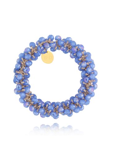 Gumka do włosów z kryształkami niebieska Luminous GWE0018