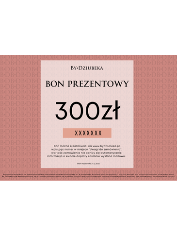 Bon Prezentowy 300 zł online do wydruku BON300