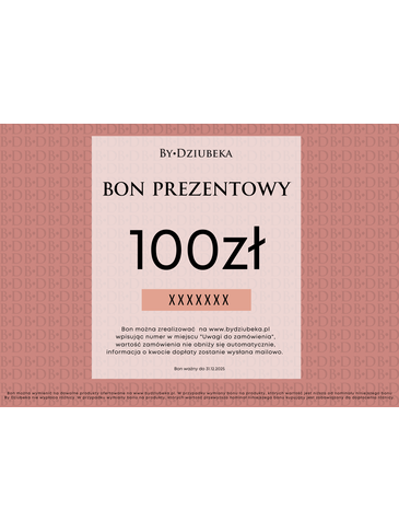 Bon Prezentowy 100 zł online do wydruku BON100