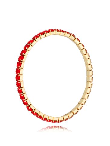 Bransoletka z kryształkami czerwona BSS0112