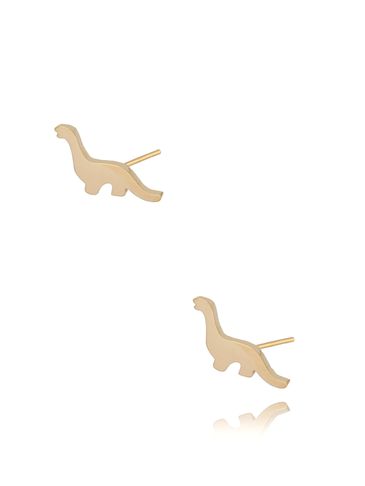 Kolczyki dinozaury złote Saurus  KSA0414