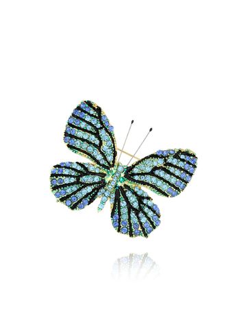 Broszka z kolorowym motylem Papillon BRPI0006